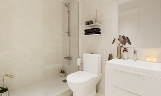 Nuevos apartamentos de lujo con vistas al mar en venta, diseño moderno y contemporáneo, Marbella 5118 