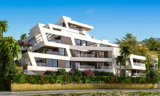 Nuevos apartamentos de lujo con vistas al mar en venta, diseño moderno y contemporáneo, Marbella 5121 