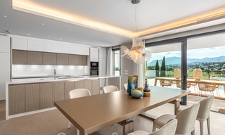 Exclusivas y modernas villas de lujo con vistas panorámicas al mar en venta, Marbella - Estepona 25357 