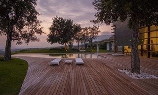 Extraordinaria villa de diseño moderno contemporáneo a la venta, espectaculares vistas al mar, Benalmádena, Costa del Sol 5149 