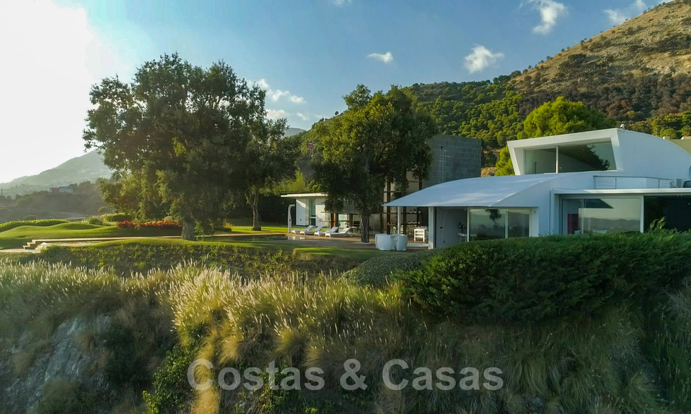 Extraordinaria villa de diseño moderno contemporáneo a la venta, espectaculares vistas al mar, Benalmádena, Costa del Sol 38512