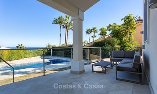Amplia y atractiva villa reformada con vistas al mar en venta, La Duquesa, Manilva, Costa del Sol 5561 