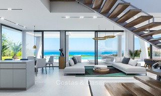 Nuevas villas de estilo moderno y vanguardista con vistas al mar en venta, La Duquesa, Manilva, Costa del Sol 5610 