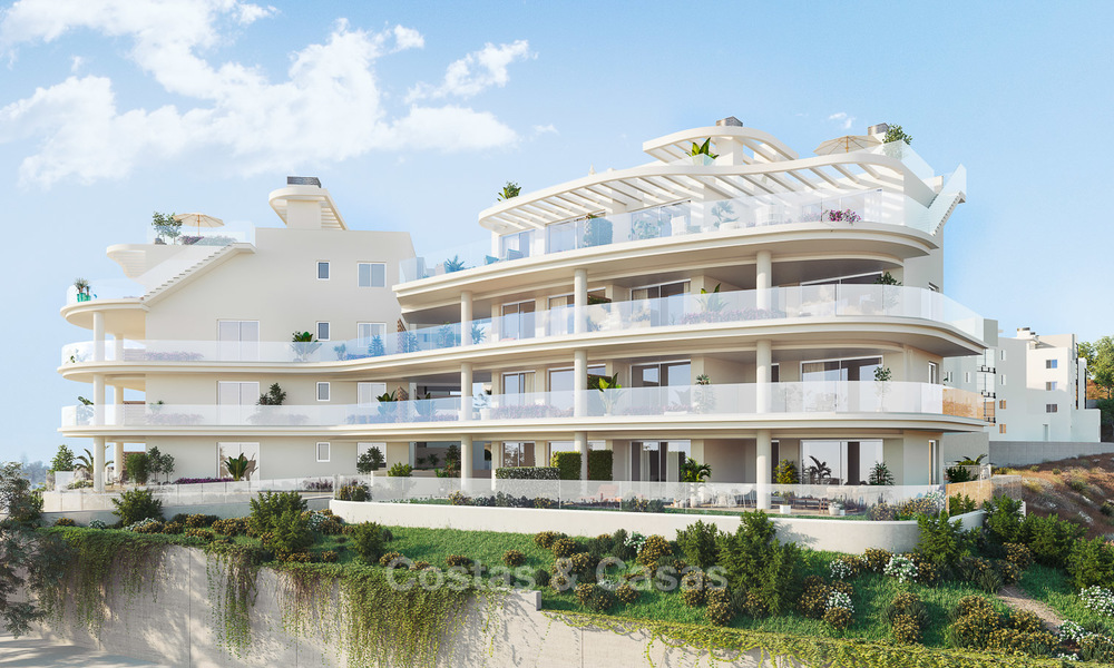 Preciosos apartamentos de lujo nuevos con vistas panorámicas al mar en venta, Fuengirola, Costa del Sol 5675
