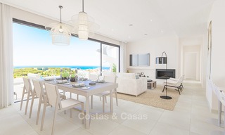 Nuevos y vanguardistas apartamentos y adosados en venta, impresionantes vistas al mar, Casares, Costa del Sol 5715 