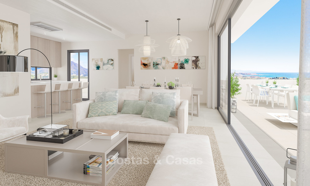 Nuevos y vanguardistas apartamentos y adosados en venta, impresionantes vistas al mar, Casares, Costa del Sol 5720