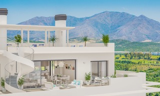 Nuevos y vanguardistas apartamentos y adosados en venta, impresionantes vistas al mar, Casares, Costa del Sol 5724 