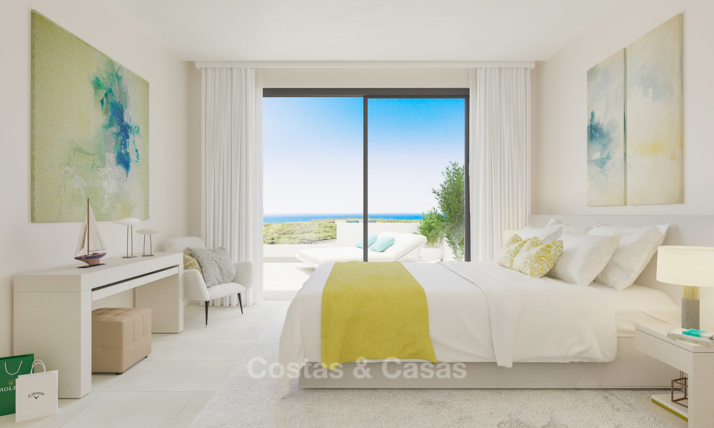 Nuevos y vanguardistas apartamentos y adosados en venta, impresionantes vistas al mar, Casares, Costa del Sol 5727