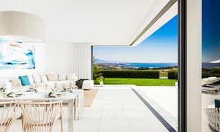 Nuevos y vanguardistas apartamentos y adosados en venta, impresionantes vistas al mar, Casares, Costa del Sol 6103 