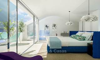 Nuevos apartamentos exclusivos y vanguardistas en venta, con vistas panorámicas al mar, Benalmádena, Costa del Sol 5745 