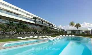 Modernos apartamentos de lujo en venta cerca de la playa, con vistas al golf y al mar, Casares, Costa del Sol 5777 