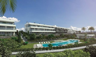 Modernos apartamentos de lujo en venta cerca de la playa, con vistas al golf y al mar, Casares, Costa del Sol 5779 