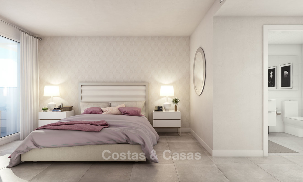 Modernos apartamentos de lujo en venta cerca de la playa, con vistas al golf y al mar, Casares, Costa del Sol 5781