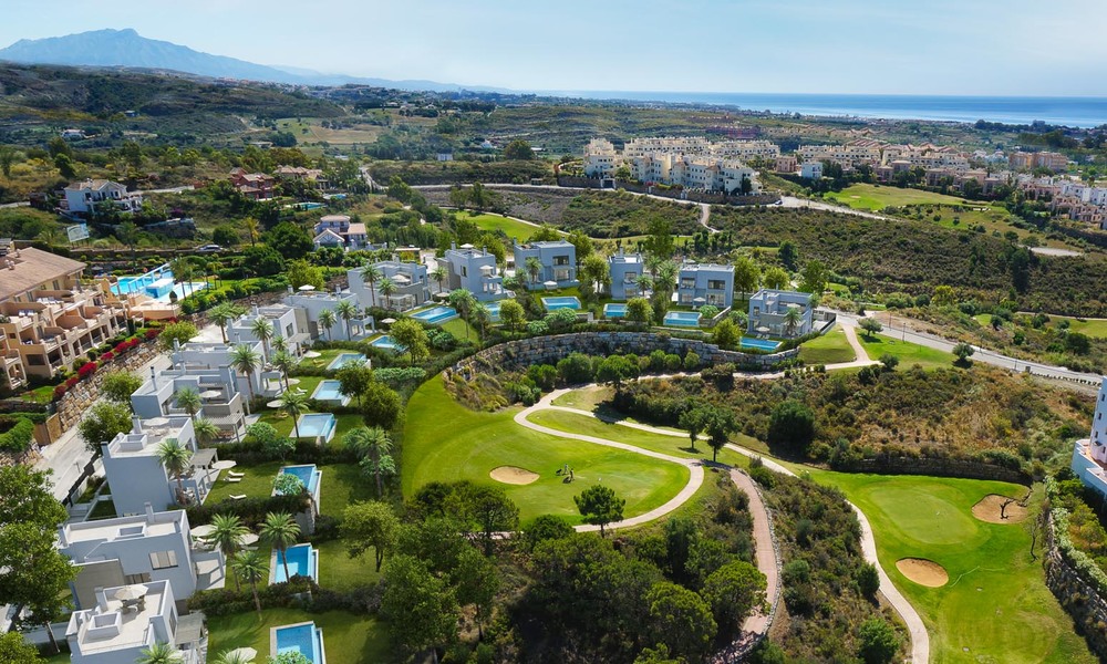 ¡Última villa! Totalmente amueblada! Venta de nuevas y modernas villas de lujo, con vistas al mar y al golf, New Golden Mile, Marbella - Estepona 5788