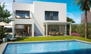 ¡Última villa! Totalmente amueblada! Venta de nuevas y modernas villas de lujo, con vistas al mar y al golf, New Golden Mile, Marbella - Estepona 5791 