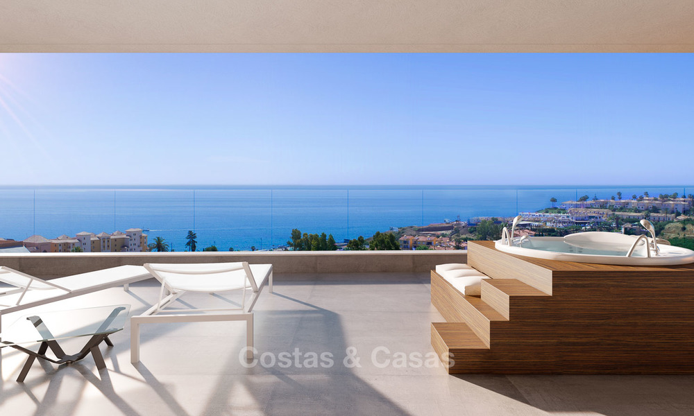 Venta de apartamentos de lujo, soleados y modernos, con vistas al mar, Fuengirola, Costa del Sol 5838