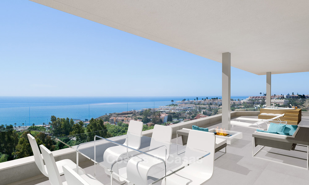 Venta de apartamentos de lujo, soleados y modernos, con vistas al mar, Fuengirola, Costa del Sol 5840