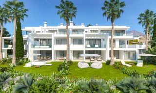 Lujosos y modernos apartamentos en venta, en un exclusivo complejo con laguna privada, Casares, Costa del Sol 5918 