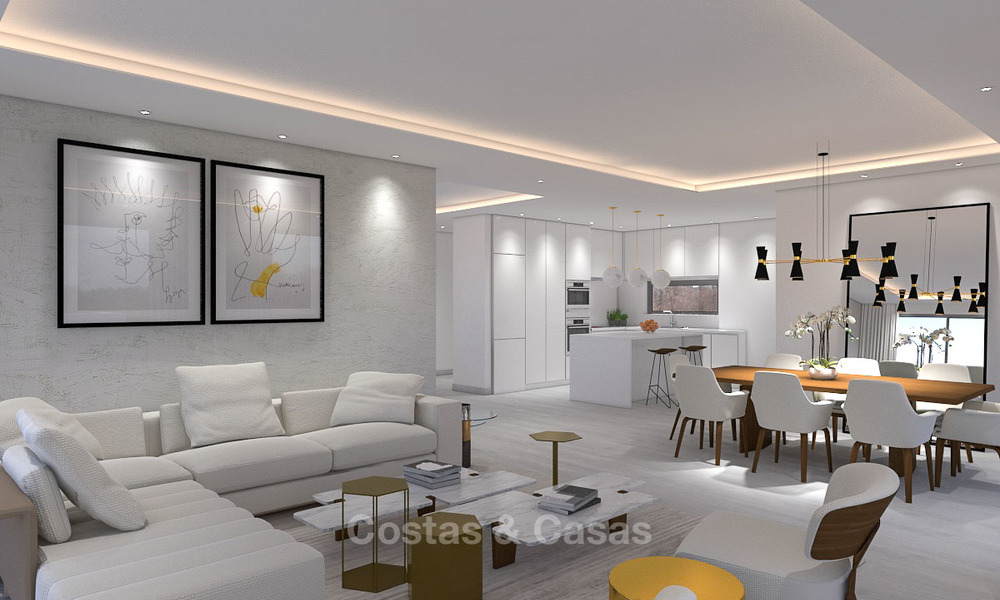 Lujosos y modernos apartamentos en venta, en un exclusivo complejo con laguna privada, Casares, Costa del Sol 5923
