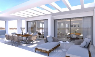 Lujosos y modernos apartamentos en venta, en un exclusivo complejo con laguna privada, Casares, Costa del Sol 5924 