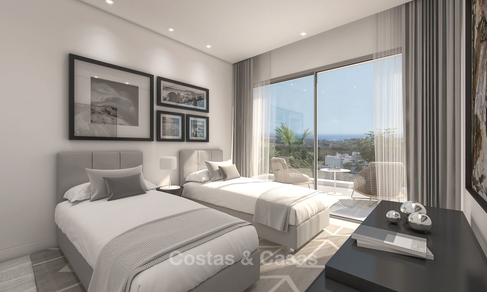 Lujosos y modernos apartamentos en venta, en un exclusivo complejo con laguna privada, Casares, Costa del Sol 5931