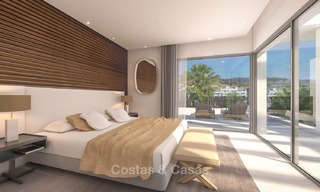 Lujosos y modernos apartamentos en venta, en un exclusivo complejo con laguna privada, Casares, Costa del Sol 5932 