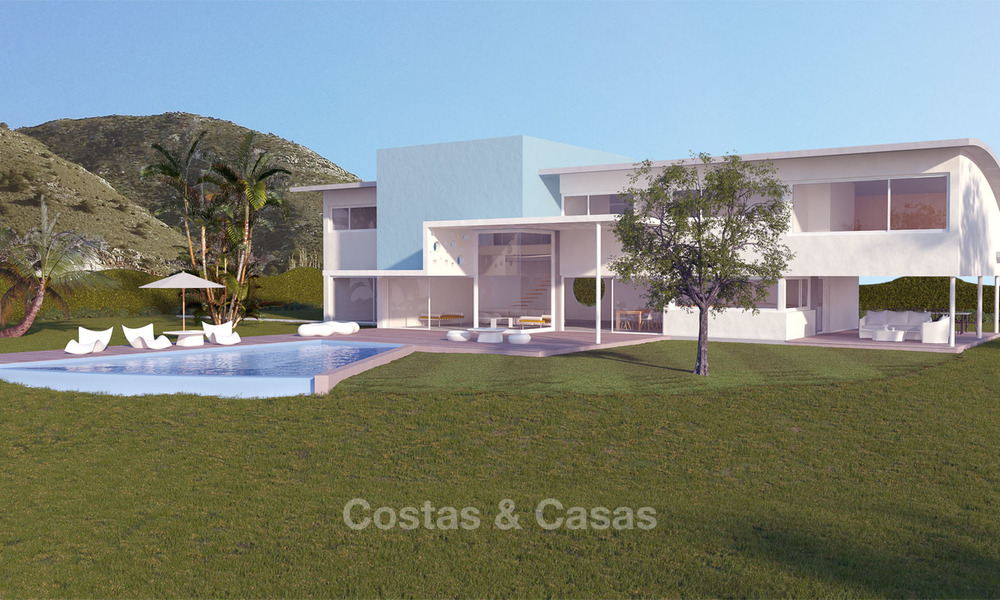 Villa única y exclusiva en venta, con vistas panorámicas al mar, en Benalmádena - Costa del Sol 6091