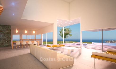 Villa única y exclusiva en venta, con vistas panorámicas al mar, en Benalmádena - Costa del Sol 6092