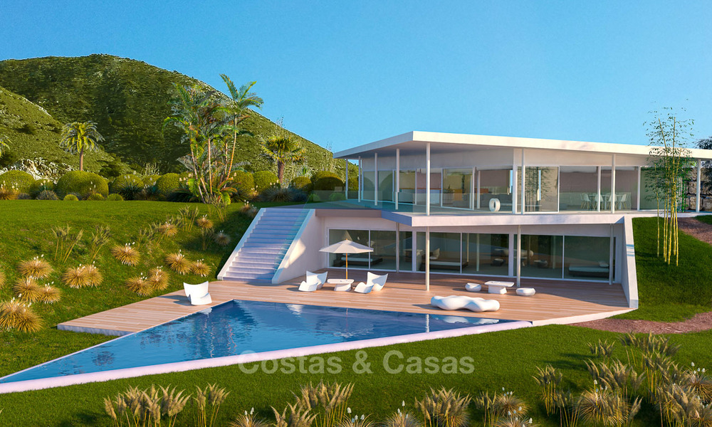 Villa única y exclusiva en venta, con vistas panorámicas al mar, en Benalmádena - Costa del Sol 6098