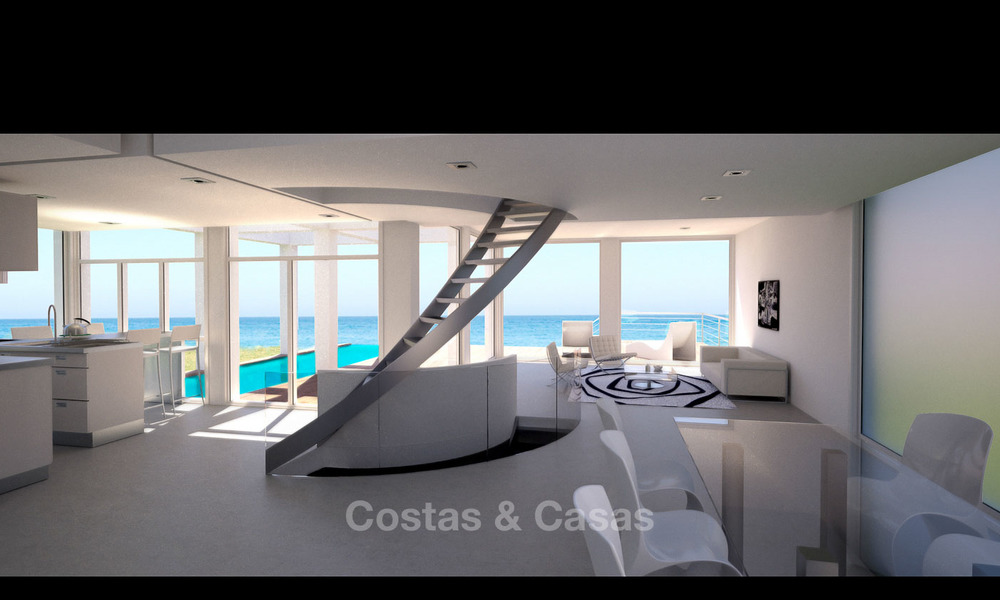 Se venden villas modernas en una ubicación privilegiada con vistas panorámicas al mar y a la bahía, Benalmádena, Costa del Sol 6120