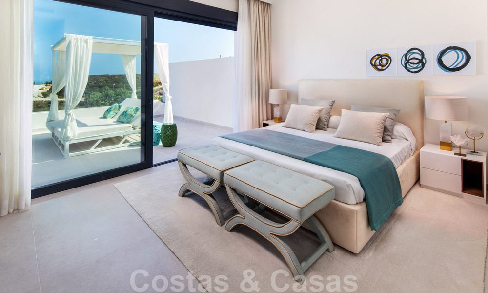 Nuevos y vanguardistas adosados en venta, impresionantes vistas al mar, Casares, Costa del Sol 41427