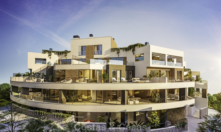 Atractivos apartamentos nuevos con vistas al mar en venta, Marbella 19166