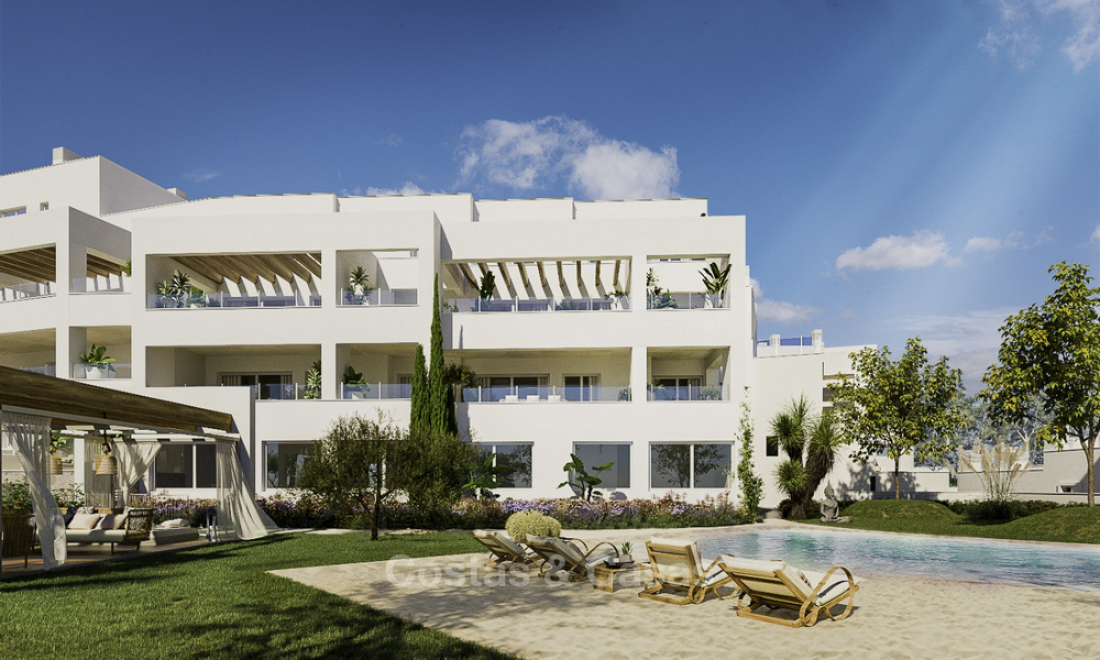 Atractivos apartamentos nuevos con vistas al mar en venta, Marbella 19185