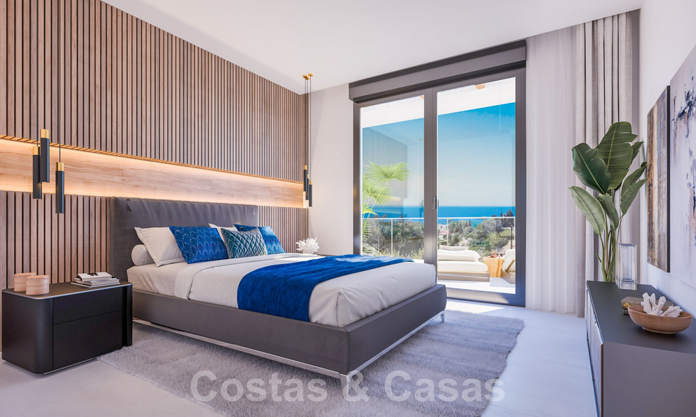 Nuevos apartamentos modernos pasivos en un resort boutique de 5 estrellas en venta en Marbella con impresionantes vistas al mar 29182