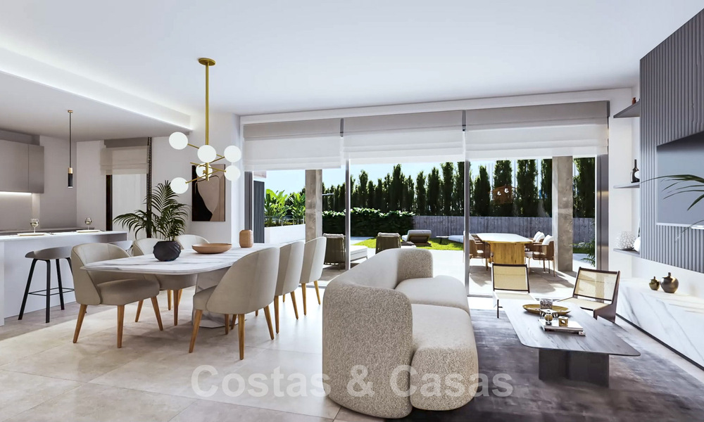 Nuevos apartamentos modernos pasivos en un resort boutique de 5 estrellas en venta en Marbella con impresionantes vistas al mar 51380