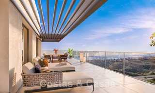 Nuevos apartamentos modernos pasivos en un resort boutique de 5 estrellas en venta en Marbella con impresionantes vistas al mar 51383 