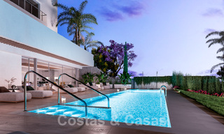 Nuevos apartamentos modernos pasivos en un resort boutique de 5 estrellas en venta en Marbella con impresionantes vistas al mar 51385 