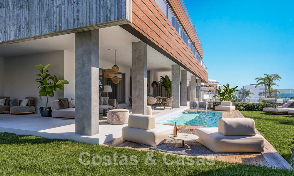 Nuevos apartamentos modernos pasivos en un resort boutique de 5 estrellas en venta en Marbella con impresionantes vistas al mar 51399