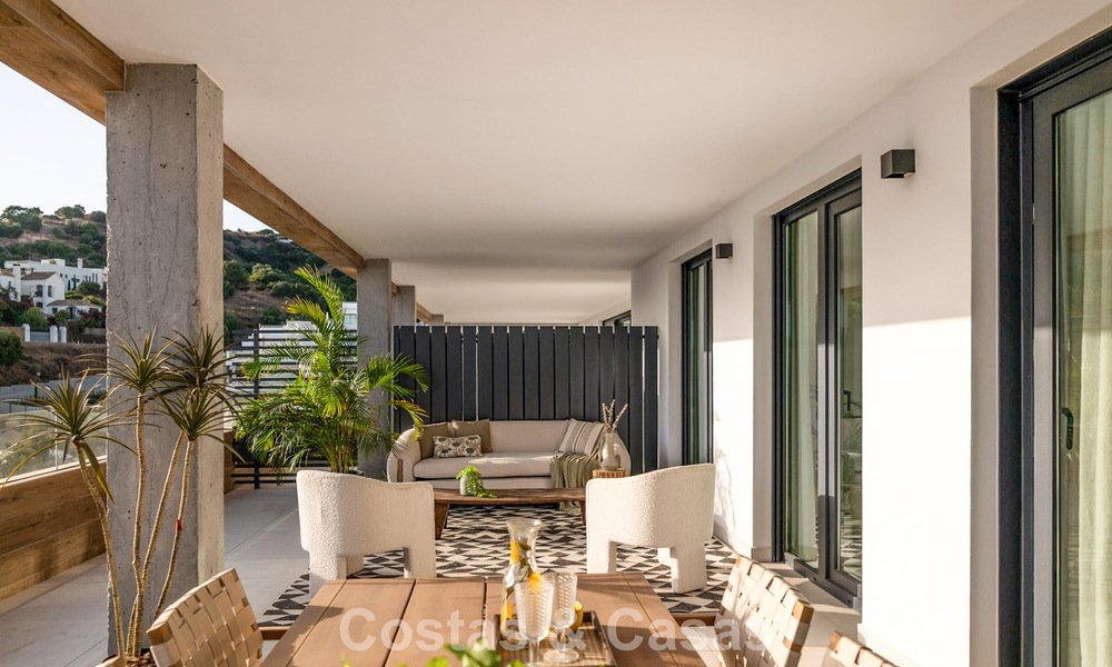 Nuevos apartamentos modernos en un resort boutique de 5 estrellas en venta en Marbella con impresionantes vistas al mar 802785