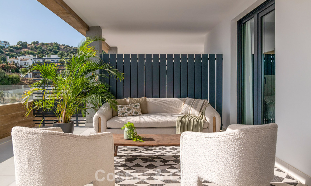 Nuevos apartamentos modernos en un resort boutique de 5 estrellas en venta en Marbella con impresionantes vistas al mar 802786