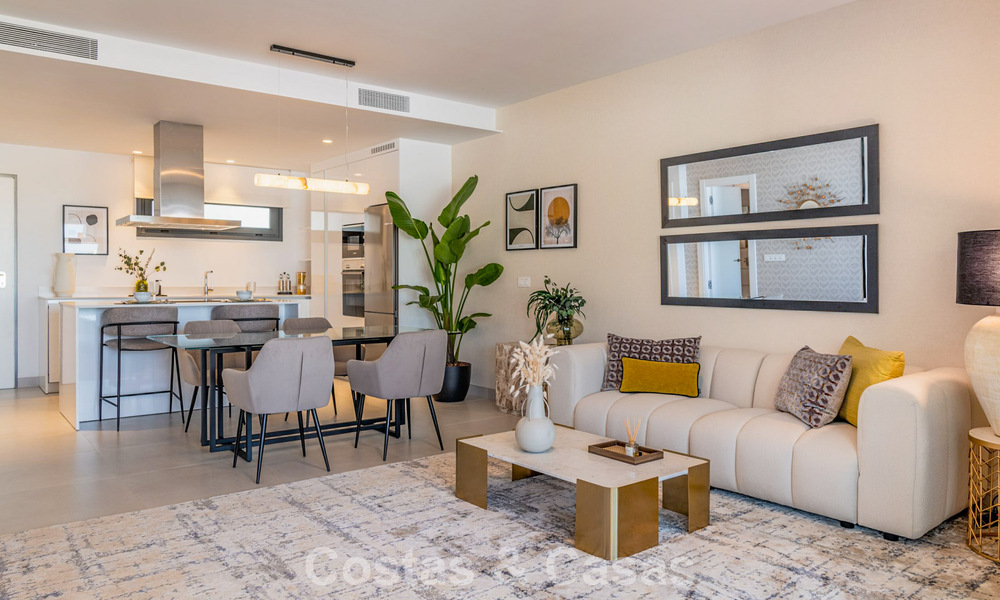 Nuevos apartamentos modernos en un resort boutique de 5 estrellas en venta en Marbella con impresionantes vistas al mar 802787