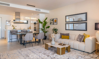 Nuevos apartamentos modernos en un resort boutique de 5 estrellas en venta en Marbella con impresionantes vistas al mar 802787 