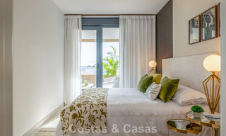 Nuevos apartamentos modernos en un resort boutique de 5 estrellas en venta en Marbella con impresionantes vistas al mar 802791 