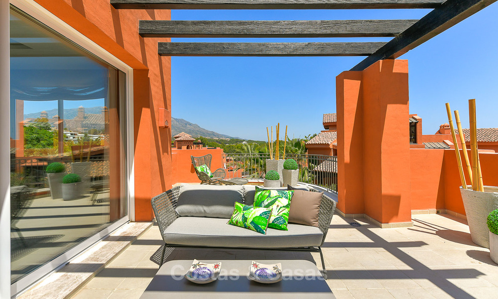 Encantadores apartamentos de estilo andaluz en venta, Valle del Golf, Nueva Andalucia, Marbella 6223