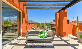 Encantadores apartamentos de estilo andaluz en venta, Valle del Golf, Nueva Andalucia, Marbella 6223 