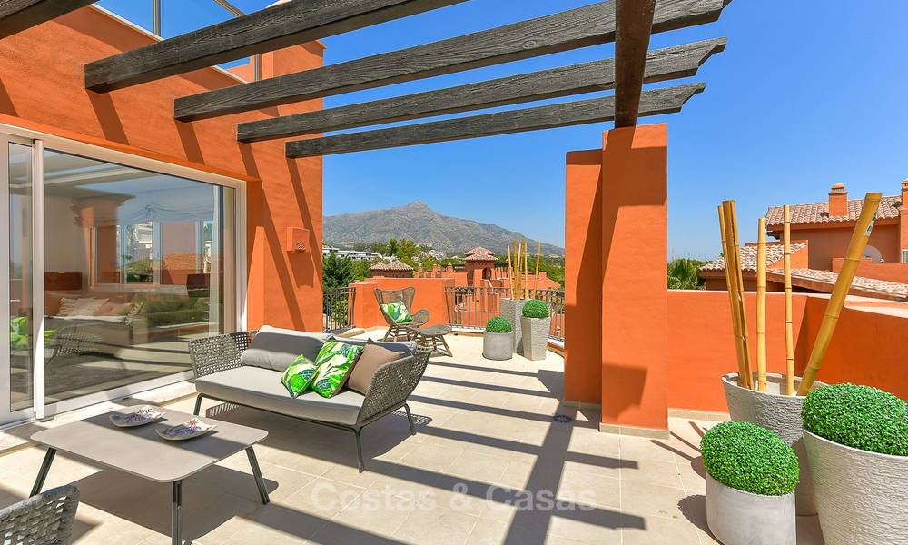 Encantadores apartamentos de estilo andaluz en venta, Valle del Golf, Nueva Andalucia, Marbella 6227