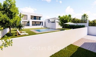 Se venden villas contemporáneas a precios atractivos, a poca distancia de la playa, Manilva, Costa del Sol 6282 
