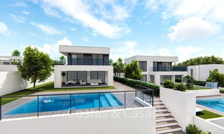 Se venden villas contemporáneas a precios atractivos, a poca distancia de la playa, Manilva, Costa del Sol 6285 