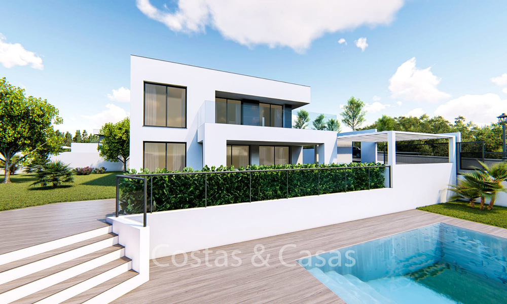 Se venden villas contemporáneas a precios atractivos, a poca distancia de la playa, Manilva, Costa del Sol 6286