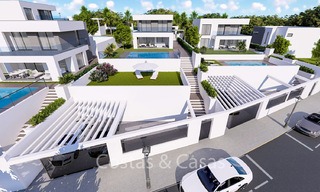 Se venden villas contemporáneas a precios atractivos, a poca distancia de la playa, Manilva, Costa del Sol 6290 